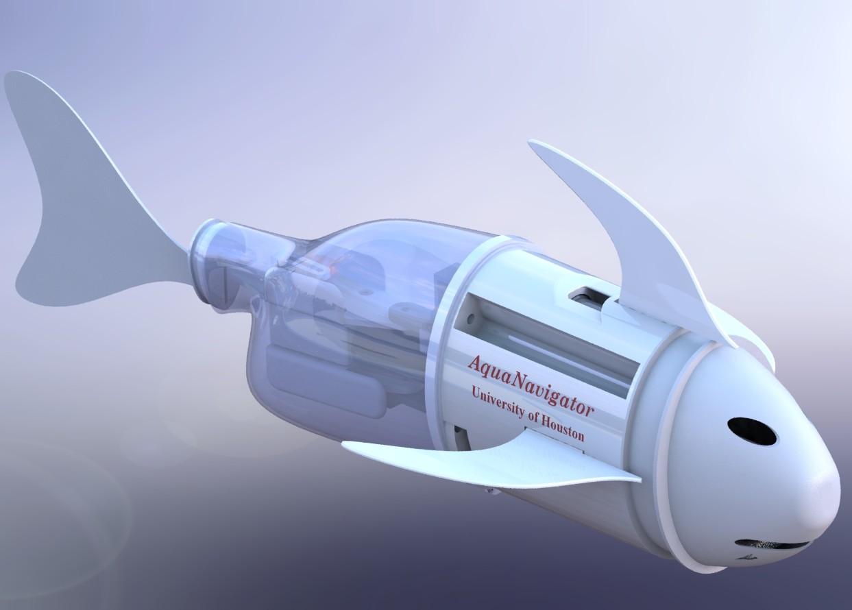Bio-Inspired Robotic Fish for Underwater Pipeline Tracking