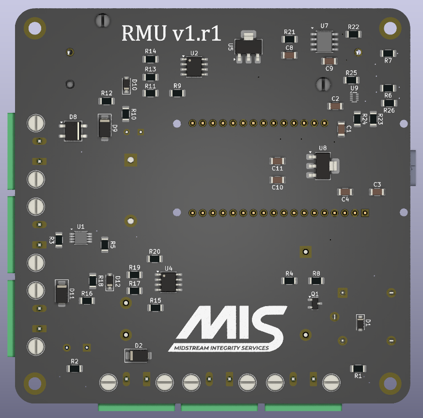 PCB branded bottom render