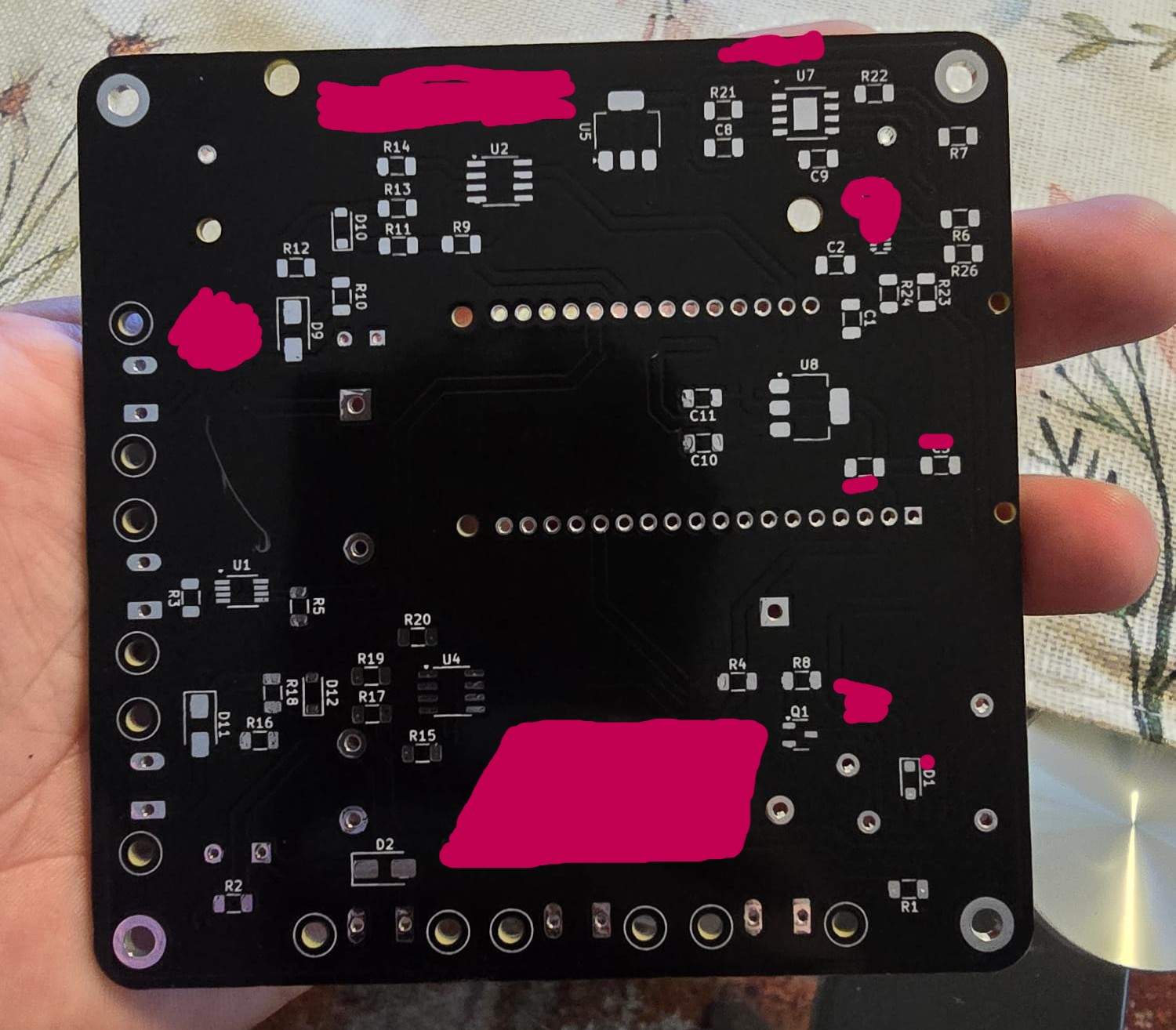 Fabricated PCB prototype