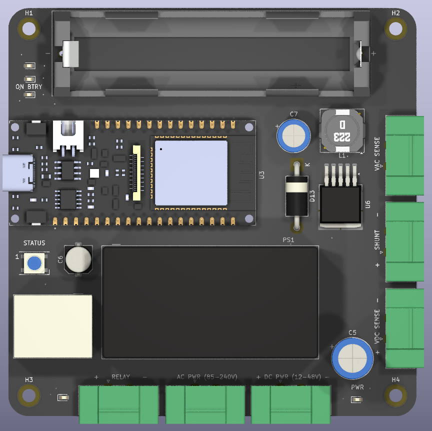 PCB design render
