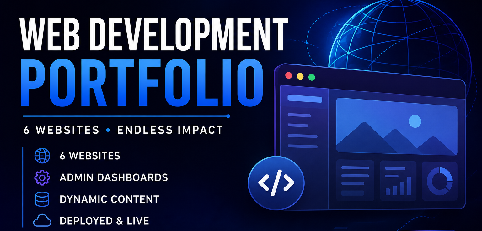 Web Development Portfolio – Academic, Research, Organizational, and E-Commerce Websites